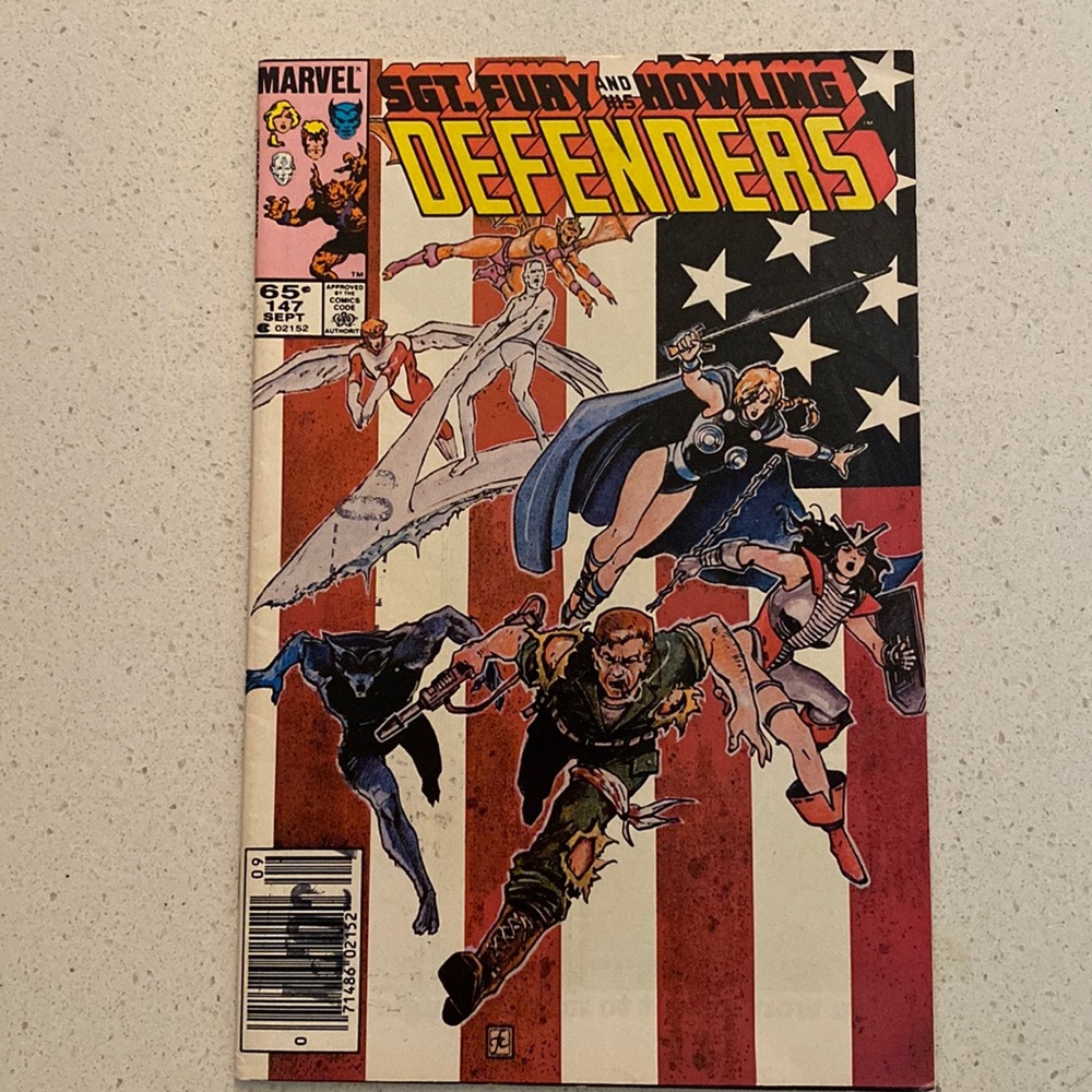 VINTAGE Marvel SGT. Fury and Howling Defenders #147 Like New